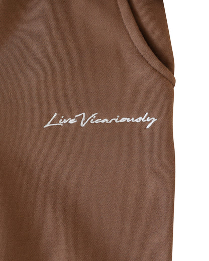 WOMENS Family Sweat Set - Brown