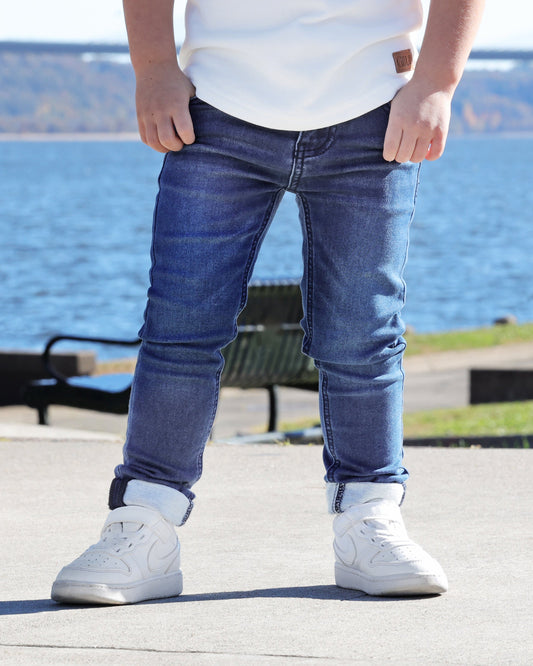 “Grow with Me” Jeans - Dark Wash