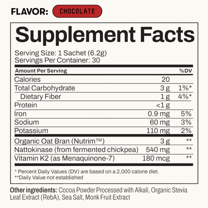 Toku Flow 10,800 FU Nattokinase Supplement | Soy Free Powder