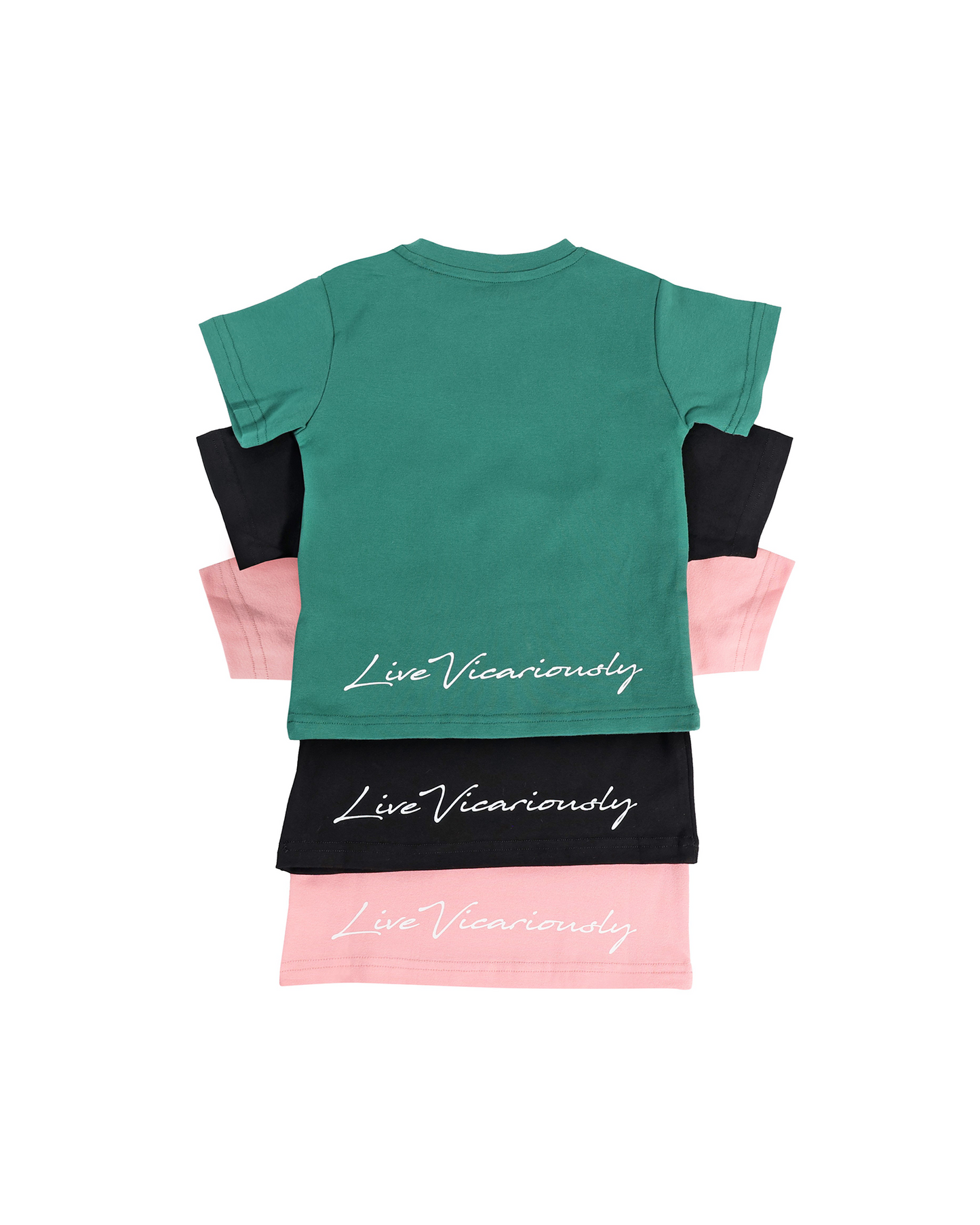 Live Vicariously Graphic Tee - Black