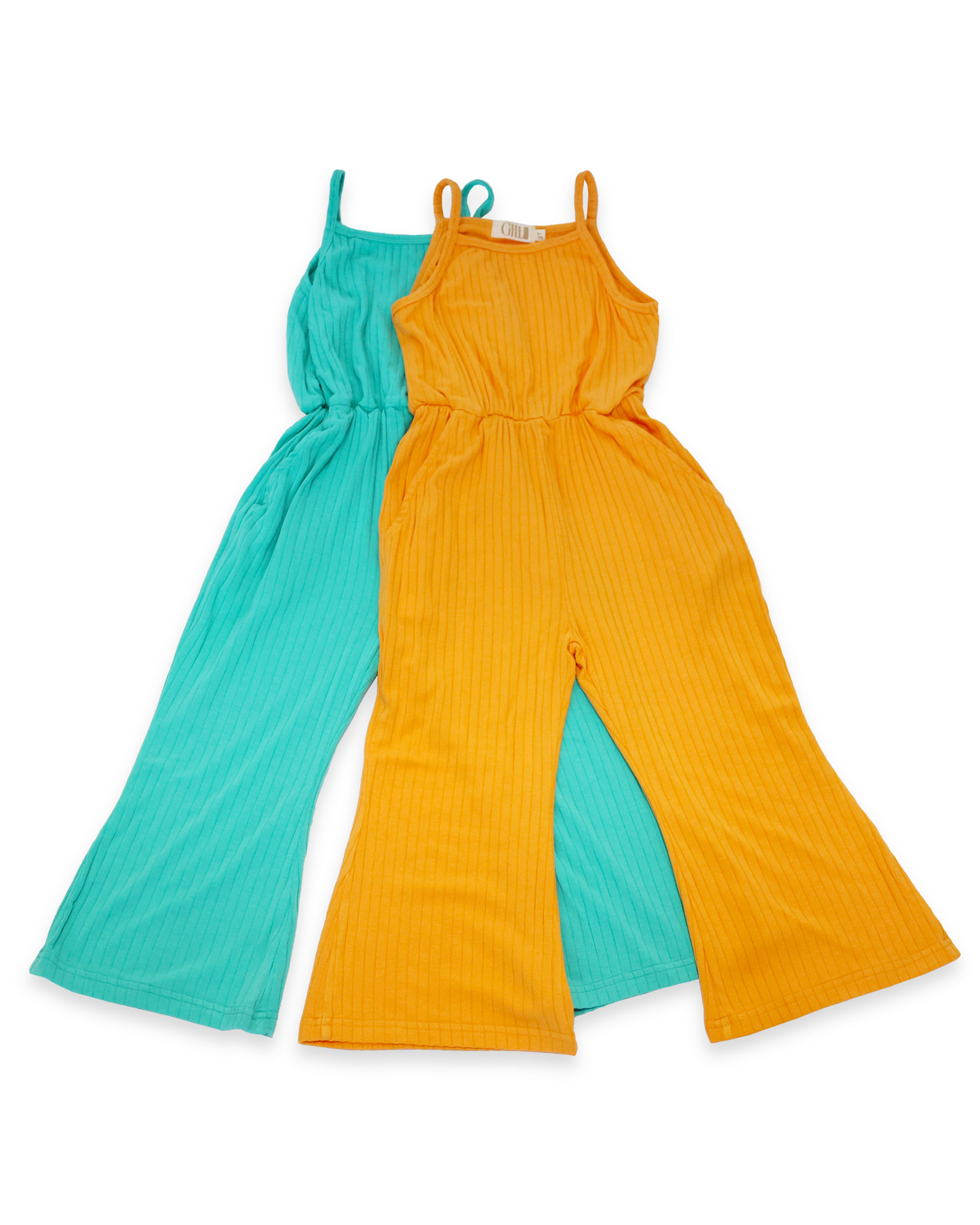 THX, It Has Pockets Romper - Orange