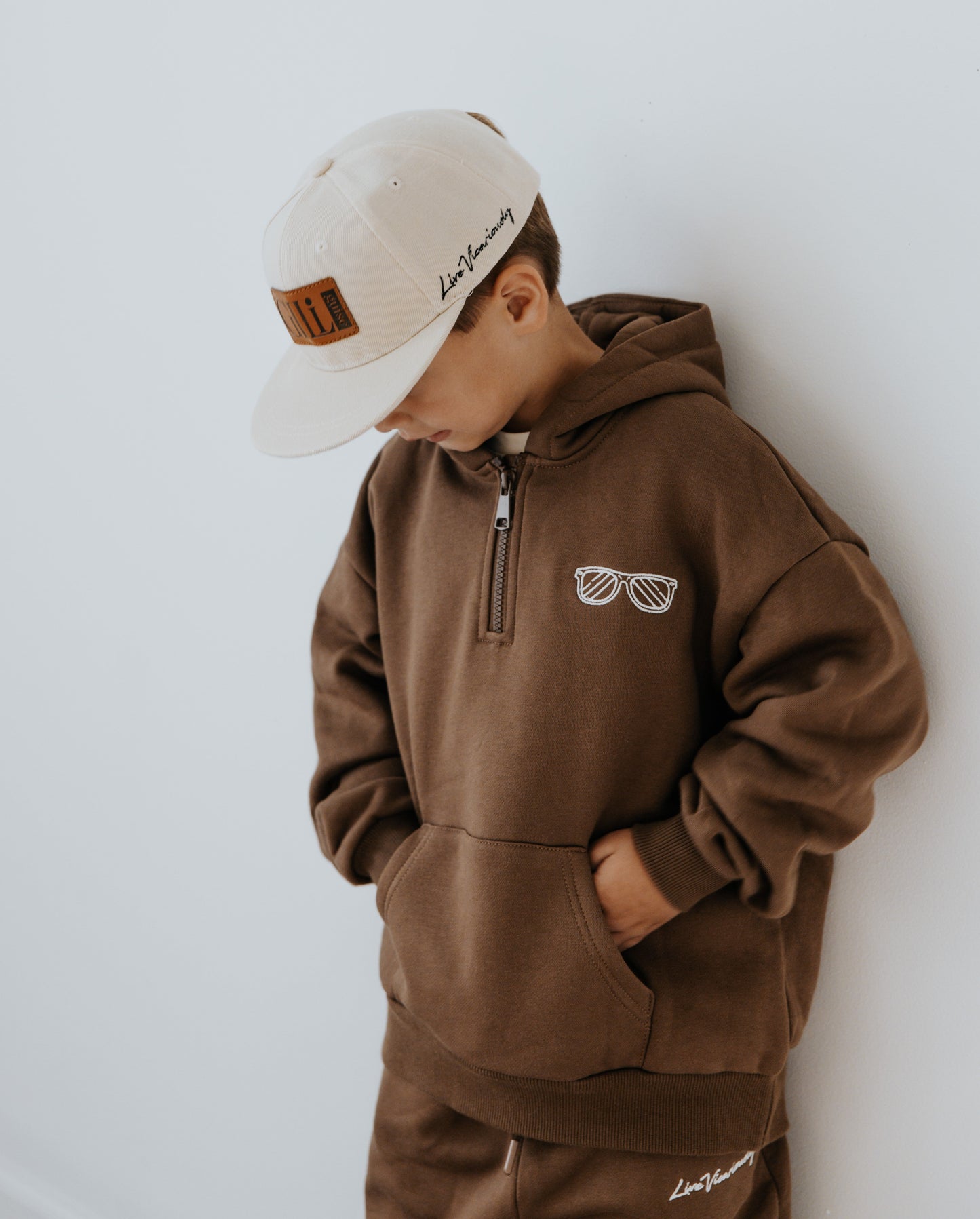 KIDS Family Sweat Set - Brown