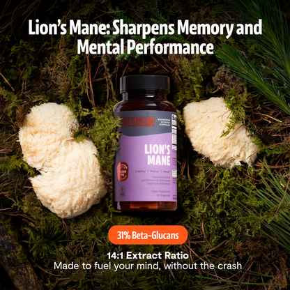 Lion's Mane Mushroom Extract Capsules