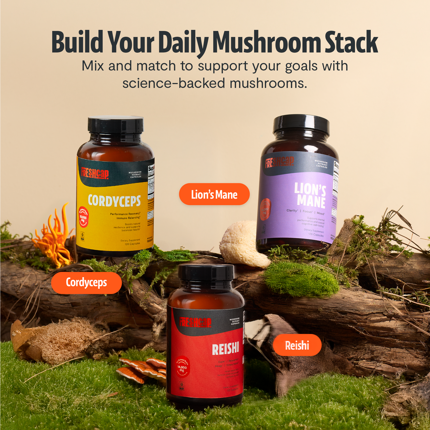 Cordyceps Mushroom Extract Capsules